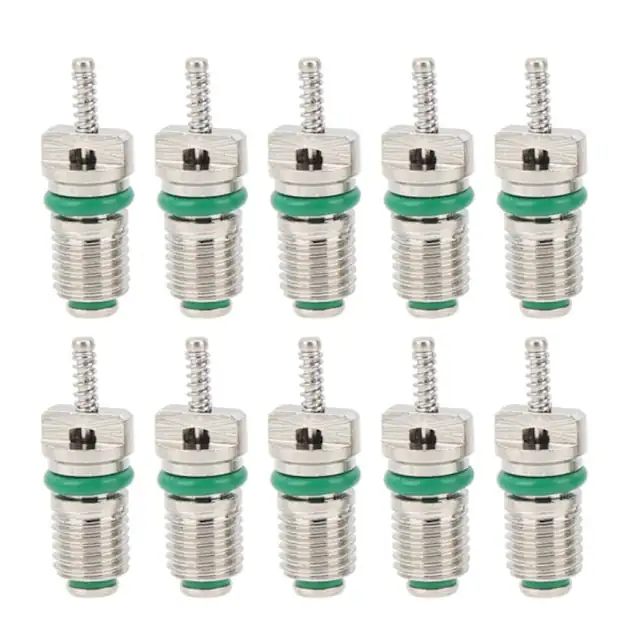 Set 10 valve aer conditionat auto, rezistente presiune, verde, M6, universal