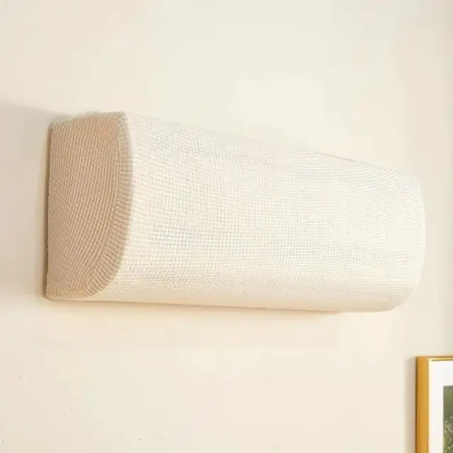 Husa elastica protectie aer conditionat interior universala, gri deschis, 74x94cm