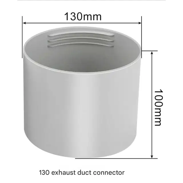 Conector furtun evacuare aer conditionat universal 13cm rezistent temperatura