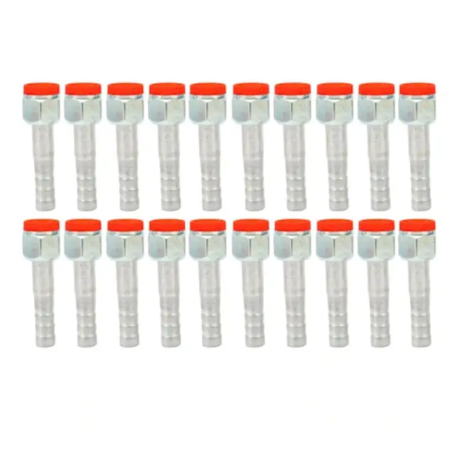 Set 20 buc conector furtun aer conditionat aluminiu 5/8 inch drept
