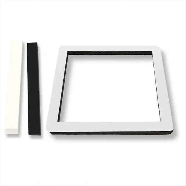 Set garnituri etansare aer conditionat 14x14 inch, alb-negru, spuma