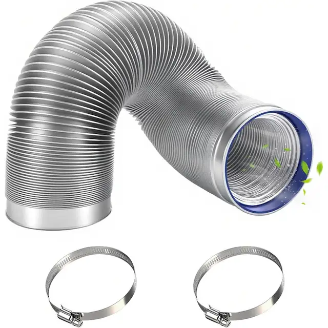 Tub evacuare aer conditionat 150mm 3m flexibil ignifug aluminiu PVC cu coliere inox