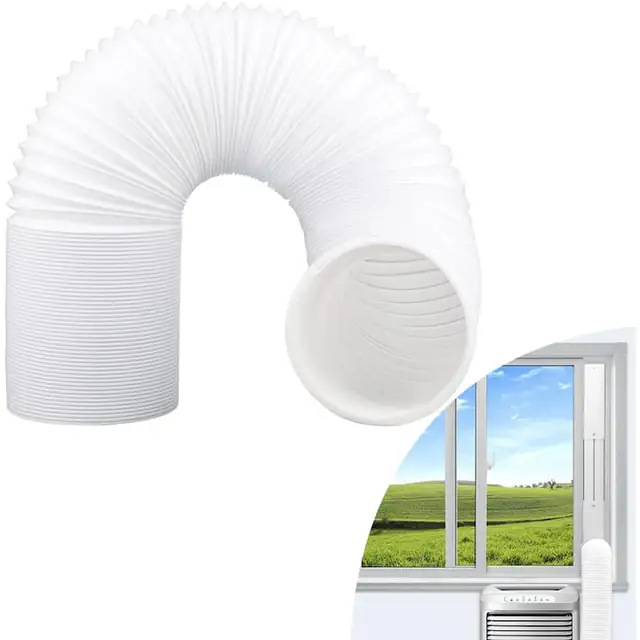 Tub evacuare aer conditionat, 15cm diametru, extensibil 36x200cm, alb