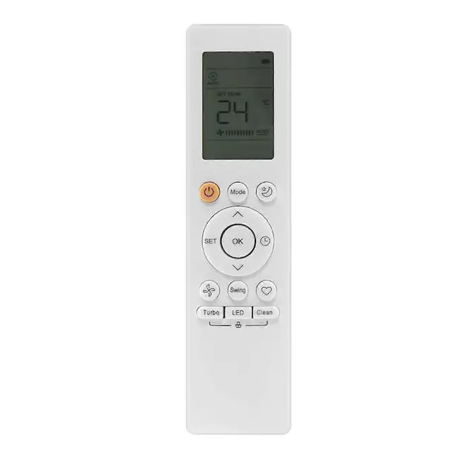 Telecomanda aer conditionat, plastic alb, RG10B(B)/BGEF, 2xAAA, infrarosu