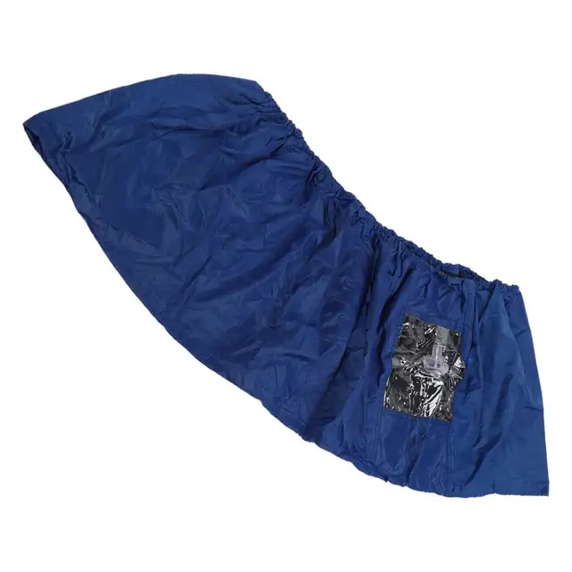 Husa protectie aer conditionat montat pe perete, impermeabila, albastru, 155x51cm