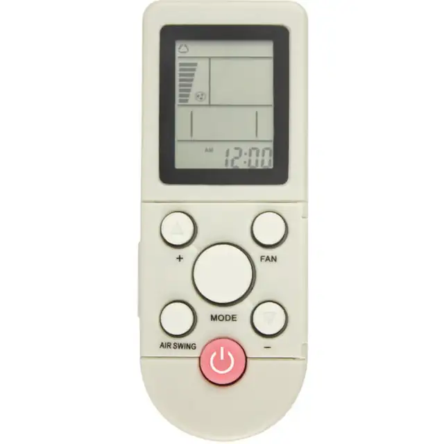 Telecomanda universala ABS pentru aer conditionat, 11.34x4.22cm, negru