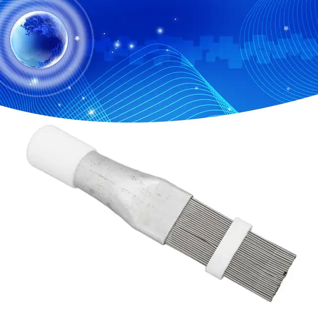 Pieptene pentru lamele aer conditionat 140x23x25mm alb, otel inoxidabil si aluminiu