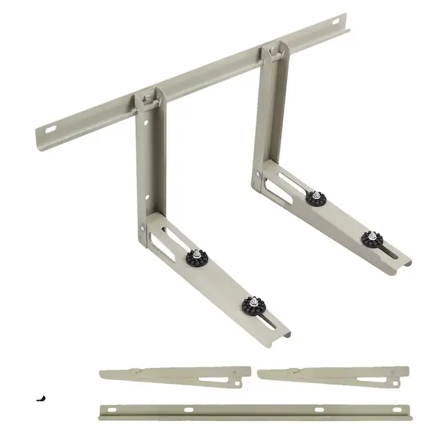 Suport aer conditionat, otel galvanizat, brat 450mm, crem, capacitate 100kg