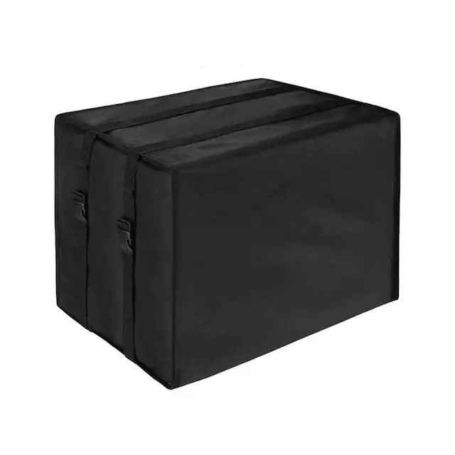 Husa protectie aparat aer conditionat fereastra, negru, 43x30x33cm, poliester, impermeabila