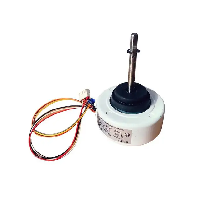 Motor aer conditionat 6 fire, alb, 73mm, metal, set 1 buc