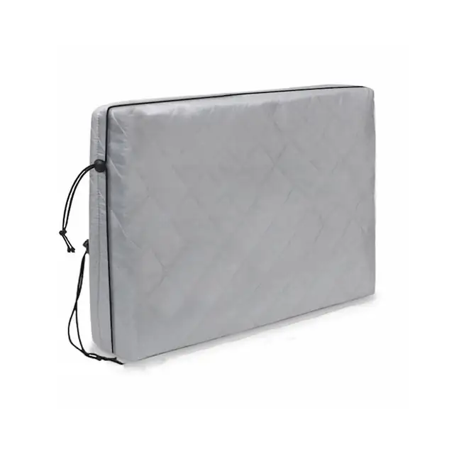 Husa pentru aparat aer conditionat interior, dublu strat, reglabil, gri deschis, 53x38x9cm