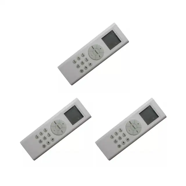 Set 3 telecomenzi aer conditionat, plastic, alb, 433MHz, AAA