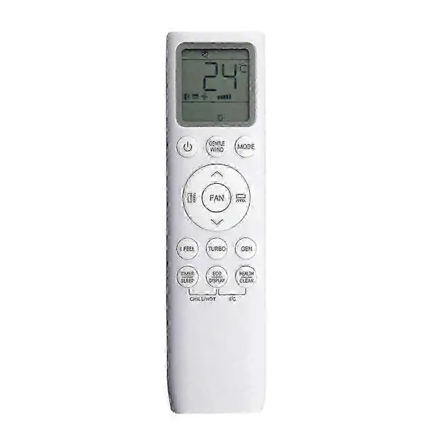 Telecomanda aer conditionat, alb, 2xAAA, 15x5x2cm