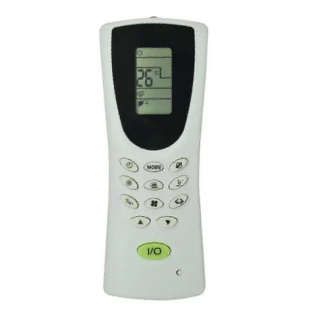 Telecomanda aparat aer conditionat, plastic metal, 11x4cm