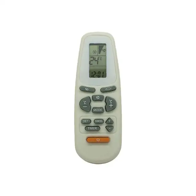 Telecomanda/remote RC-5 O/X originala pentru aer conditionat si pompa de caldura, plug-and-play fara programare, compatibila doar cu modele identice, Alb, 1 buc