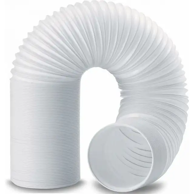 Furtun evacuare aer conditionat portabil 15cm diametru 3m lungime flexibil negru