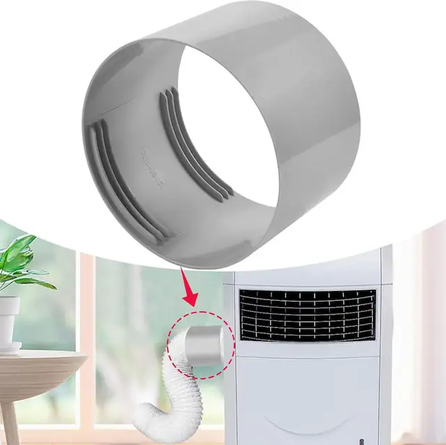 Adaptor furtun evacuare aer conditionat 130mm, PVC flexibil, extensibil