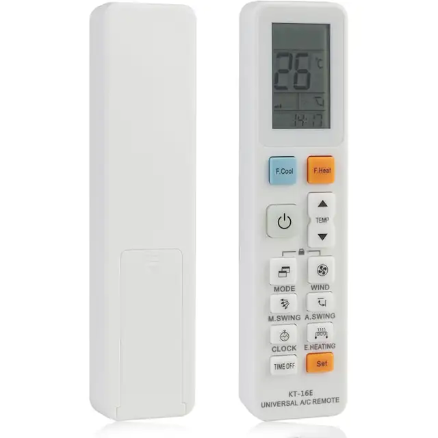 Telecomanda universala aer conditionat KT-16E, rapida, timer, negru