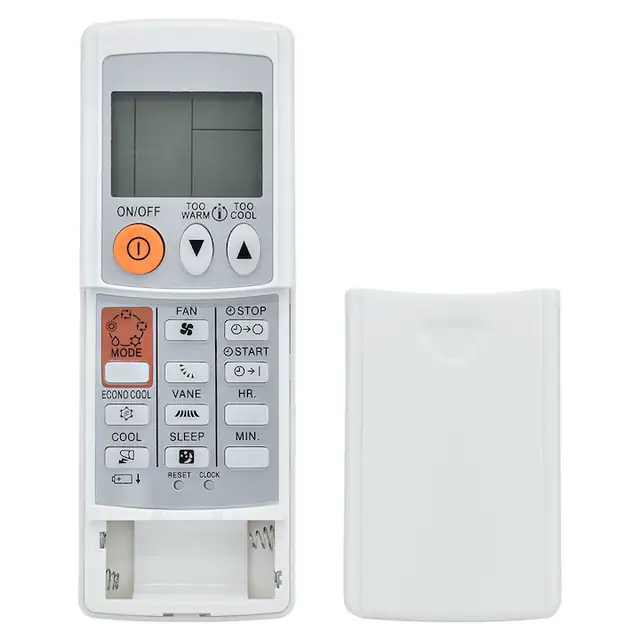 Telecomanda aer conditionat RMA502A001C QP07As FL32MA KM11A, compatibila cu Mitsubishi, fara programare, functii complete, alb, 1 buc