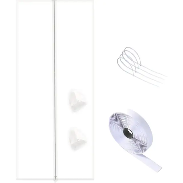 Kit etansare usa aparat aer conditionat portabil 210x90cm impermeabil elastic
