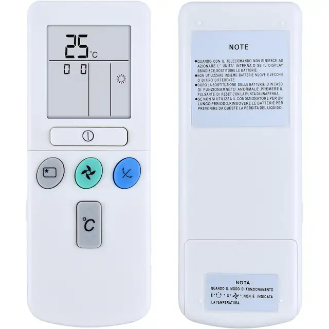 Telecomanda de inlocuire pentru aer conditionat RAR-3U4, compatibila cu RAR-3U1/RAR-3U3/RAR-3U2/RAR-2P2/RAR-52P1/RAR-2A1/RAR-2SP1/RAR-52P2/RAR-2P1/RAS-80Y/RAS-25YHA3/RAS-35YHA3/RAS-50YHA3, fara programare, infrarosu 3.0, carcasa ABS ergonomica, alb, 1 buc