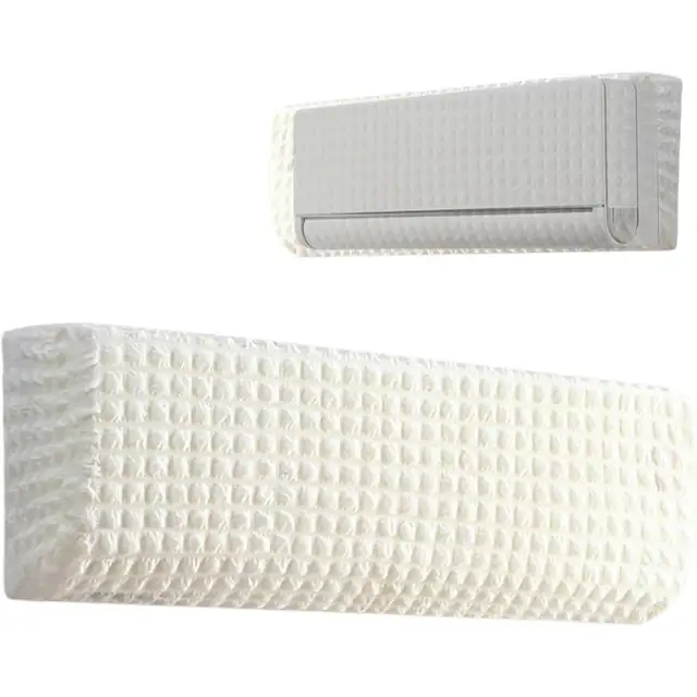 Husa antipraf pentru aer conditionat, retractabila, protectie completa impotriva prafului si murdarie, pentru interior, alb, 89-95 cm, 1 buc