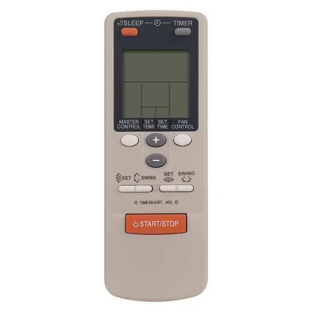 Telecomanda aer conditionat compatibila Fujitsu General AR-JW1/AR-JW11/AR-JW21/AR-JW19/AR-JW2/AR-JW4/AR-JW22/AR-JW26, functii complete, fara programare, bej, 1 buc