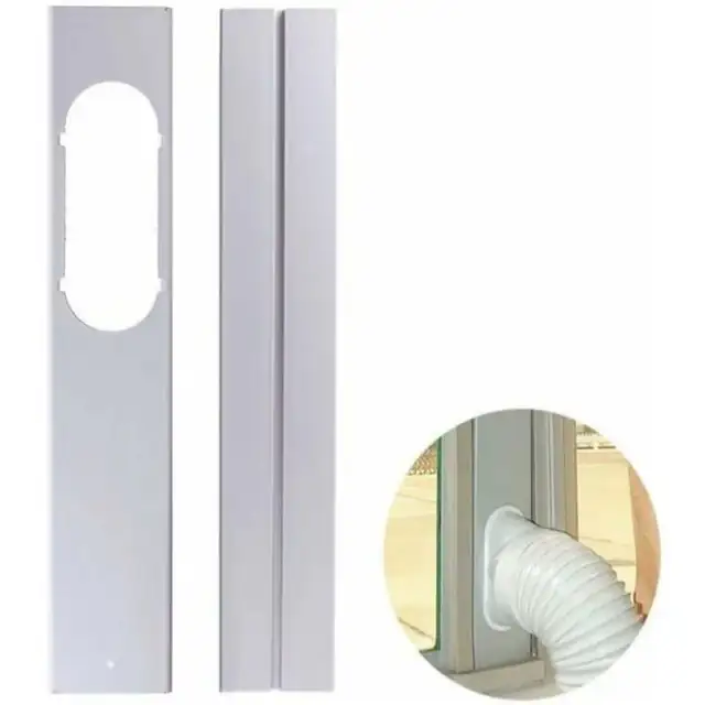 Placa etansare universala reglabila pentru climatizor mobil 55-110cm 7,5x20cm set 2 piese
