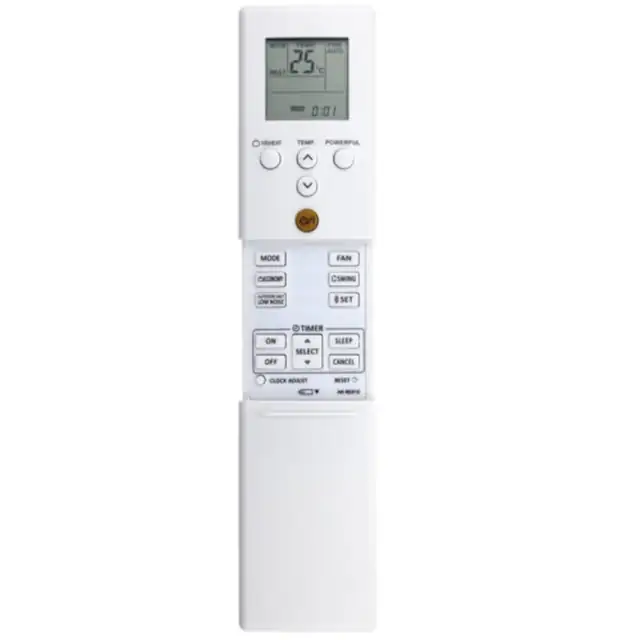 Telecomanda compatibila/remote pentru aer conditionat AR-REB1E, inlocuitor pentru AR-REY1U/AR-REB2E/AR-REF1E/AGHG09KVCA/AGHG12KVCA/ASYG14KMCC, cu ecran LCD, alb, 1 buc