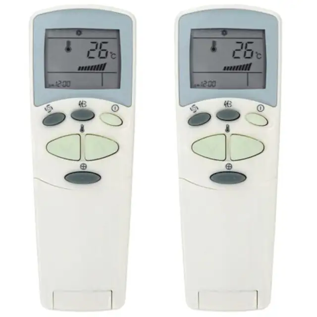 Set 2 telecomenzi aparat aer conditionat, negru