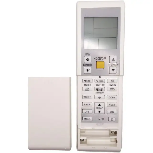 Telecomanda universala pentru aparat de aer conditionat, ergonomic, usor, alb