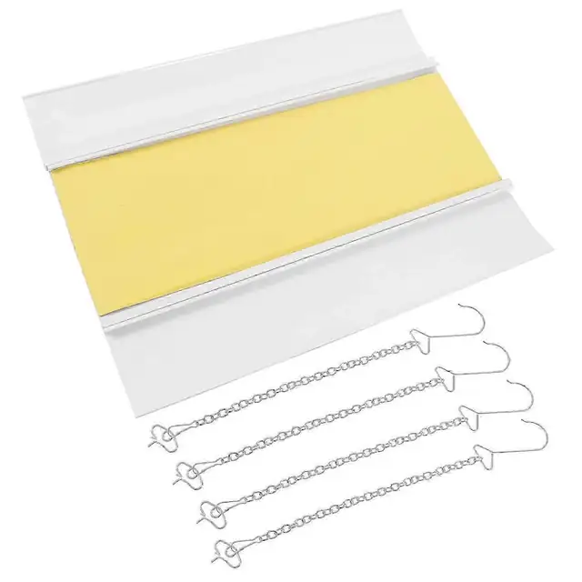 Deflector aer conditionat, ABS otel, alb galben argintiu, 40x30x1cm