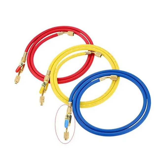 Set furtunuri refrigerant aer conditionat 3 culori 1/4 SAE 60inch