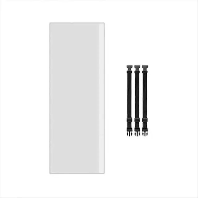 Husa izolatie pentru furtun aparat aer conditionat, universala, izolare termica 3 straturi, cu 3 benzi elastice si catarama nylon, pentru furtun o5–5.9 in (59 x 21 in / 150 x 53 cm), Alb, 1 buc