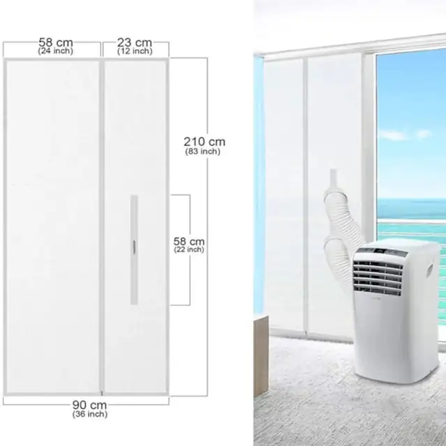 Etansare usa pentru aer conditionat 210x90cm, alb