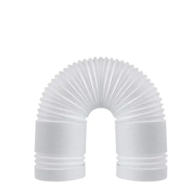 Furtun evacuare aer conditionat, tub pentru aer conditionat universal, flexibil, rezistent la caldura si coroziune, alb, diametru 15 cm, 200 cm
