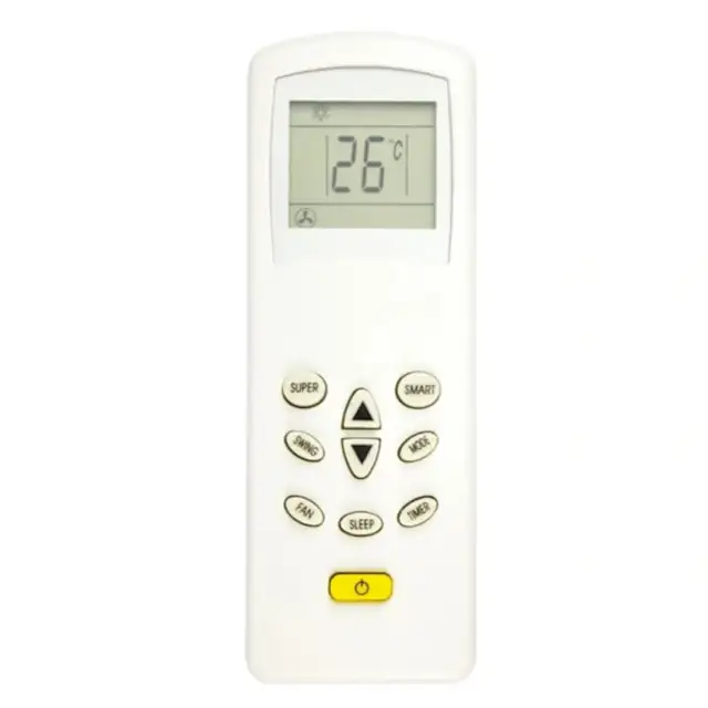 Telecomanda de inlocuire / telecomanda compatibila DG11D102, functionalitate completa, compatibila cu aer conditionat, din ABS, alb, 1 buc