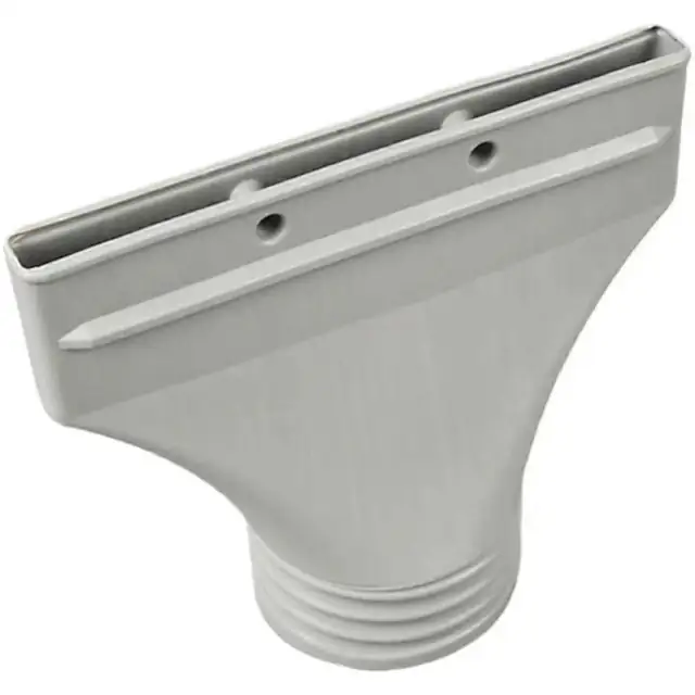 Adaptor furtun plat pentru aer conditionat si evacuare, montaj usor cu 4 cleme de blocare, plastic durabil pentru flux de aer optim, gri, 22x25x2 cm, 1 buc