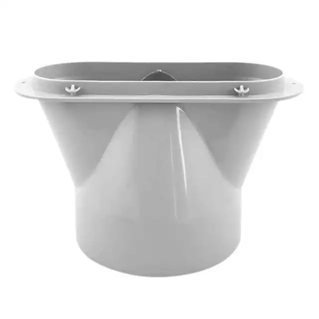 Kit etansare fereastra aer conditionat portabil, reglabil 55-110 cm, alb, 15 cm diametru
