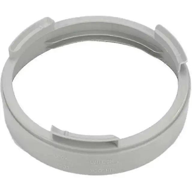 Adaptor evacuare aer conditionat, racord evacuare rotund compatibil cu aparate portabile, din ABS, diametru interior 13.5 cm/ exterior 15 cm, Alb, 1 buc