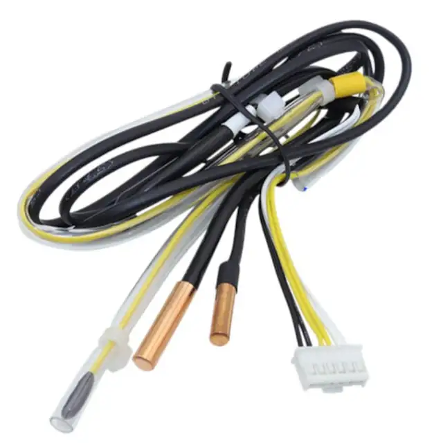 Senzor de temperatura pentru aer conditionat 15K/20K/50K F3/F4/F5, compatibil cu Gree, termistor, sonda cu fir si conector, performanta durabila, Multicolor, 1 buc