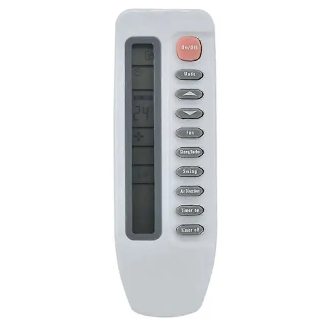 Telecomanda/remote aer conditionat R71A/CE compatibil cu Midea R71A/E, cu afisaj LCD, durabil, Alb, 1 buc