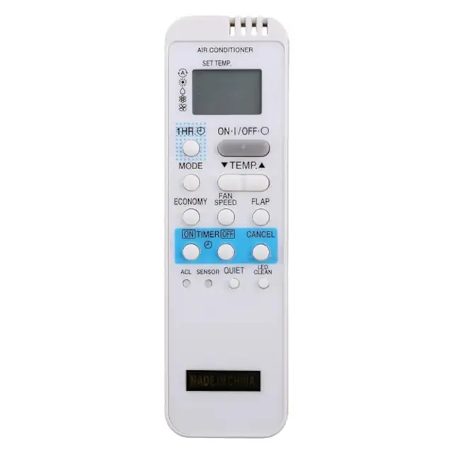 Telecomanda/remote aer conditionat RCS-SR1/RCS-7S2E-G/RCS-7S2E/RCS-5S2E, cu ecran LCD, Alb, 1 buc