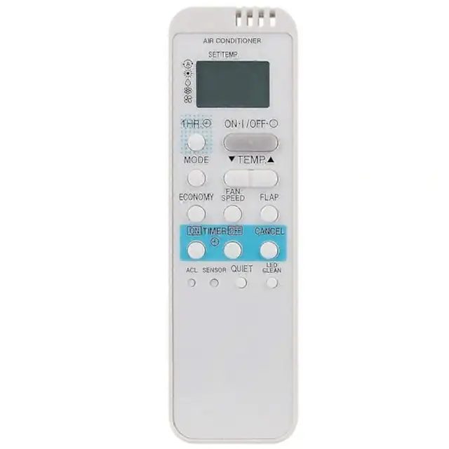 Telecomanda aparat aer conditionat compatibil Sanyo RCS-7HS4E-G, negru