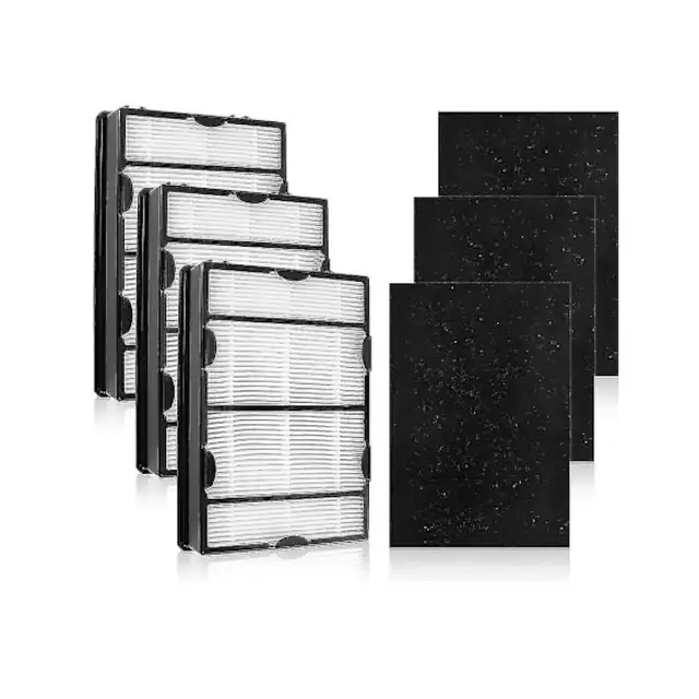 Set 3 filtre HEPA pentru aparat aer conditionat, alb