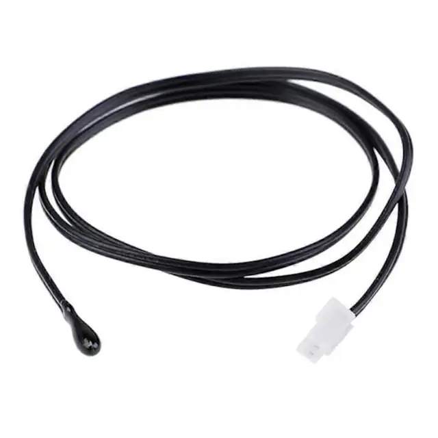 Senzor temperatura NTC, termistor pentru aer conditionat, cu cablu si conector, Negru, 1 buc.