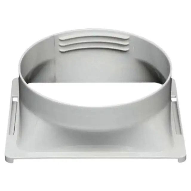 Adaptor furtun aer conditionat, conector pentru aparat de aer conditionat portabil, montare usoara, plastic rezistent, alb, 1 buc