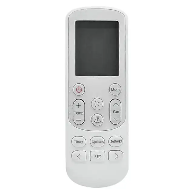 Telecomanda aer conditionat compatibila cu Samsung DB93-15882Q/DB93-14643/DB93-1463T/DB93-1463S, inlocuire universala, cu ecran LCD, Alb, 1 buc