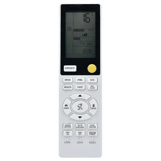 Telecomanda / remote pentru aer conditionat YR-HJ, compatibil Haier Arctic Expert Plus Split, inlocuitor universal, material ABS, necesita 2 x AAA, baterii neincluse, alb/negru, 1 buc