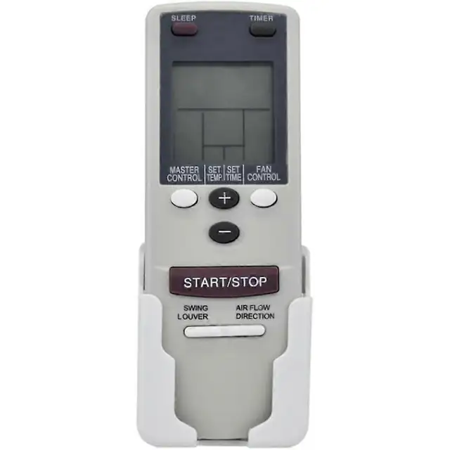 Telecomanda / remote compatibila pentru aer conditionat AR-BB1, compatibil cu Fujitsu AR-AB28/AR-AB29, din ABS, necesita 2 x AAA (baterii neincluse), alb/gri, 1 buc.